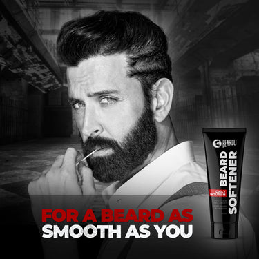 Beardo Beard Softner, 50g | Beard cream for men | Frizz-free, detangled, Shiny Beard | Vitamin E, Argan Oil based Beard Oil replacement for Itchy Stubble